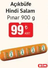 PINAR AÇIKBÜFE HİNDİ SALAM 900 G